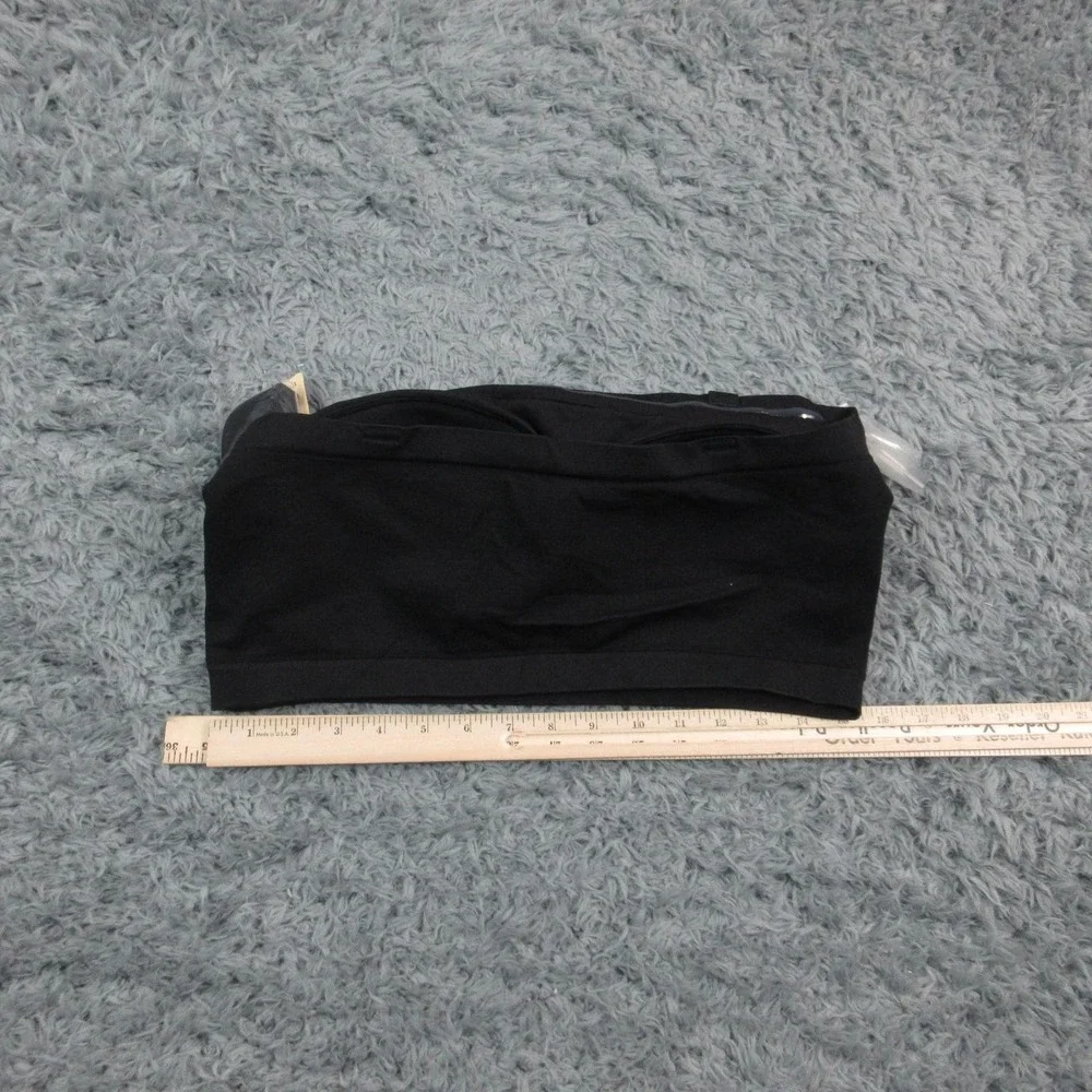 Truekind Bandeau Bra Womens 3XL Black Convertible Strapless Wireless Comfort NWT - Picture 7 of 8